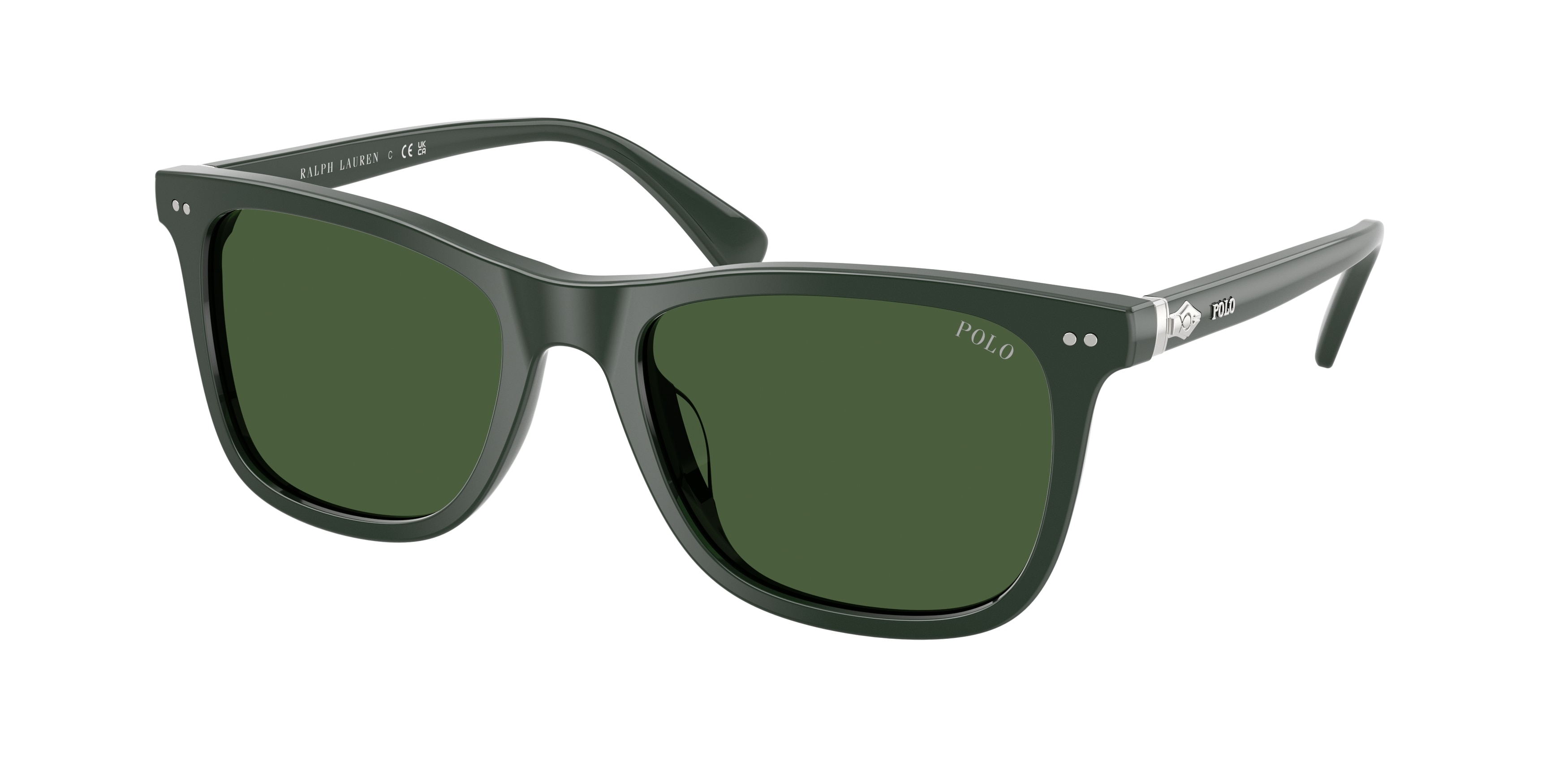 Polo Ralph Lauren Herren PH4220U 614071 Sonnenbrillen Acetat GrüN GrüN Quadratisch Normal-image